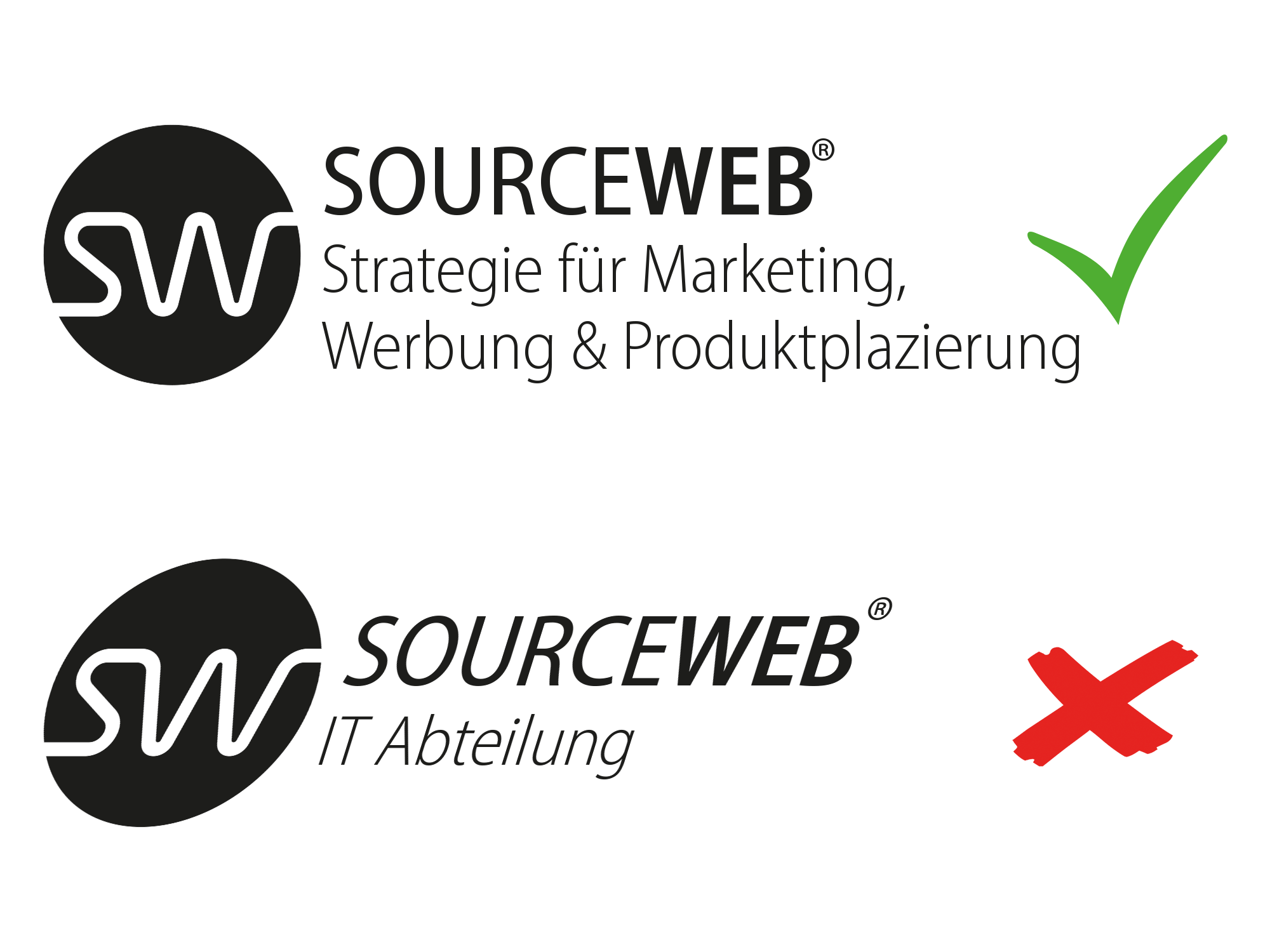 Esempi brand SourceWeb