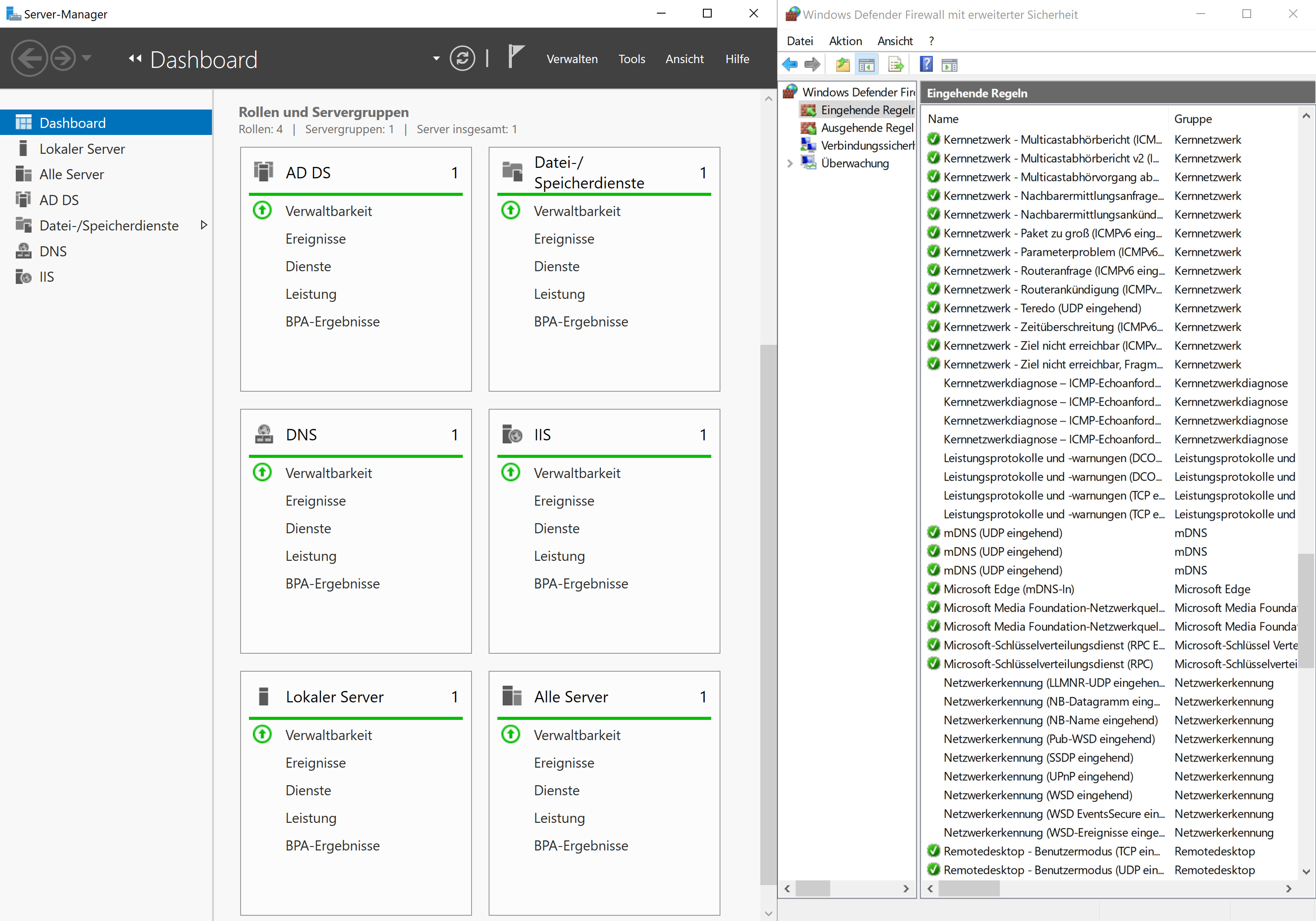Protezione server Windows